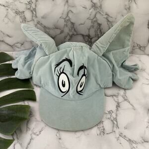 Universal Studios Dr Seuss Horton Hears Who Elephant Hat Vintage Blue Costume